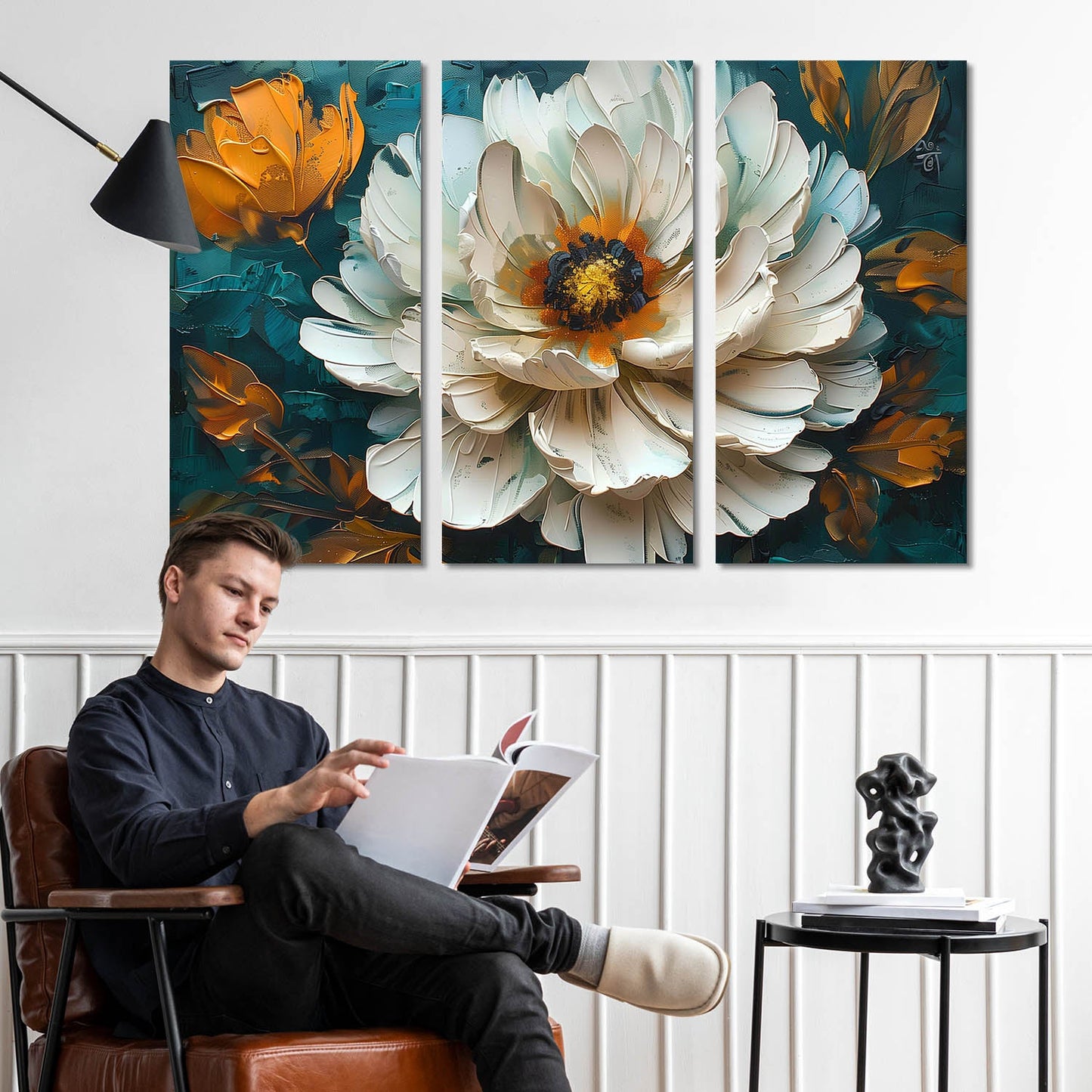 Floral Canvas For Home Décor And Living Room