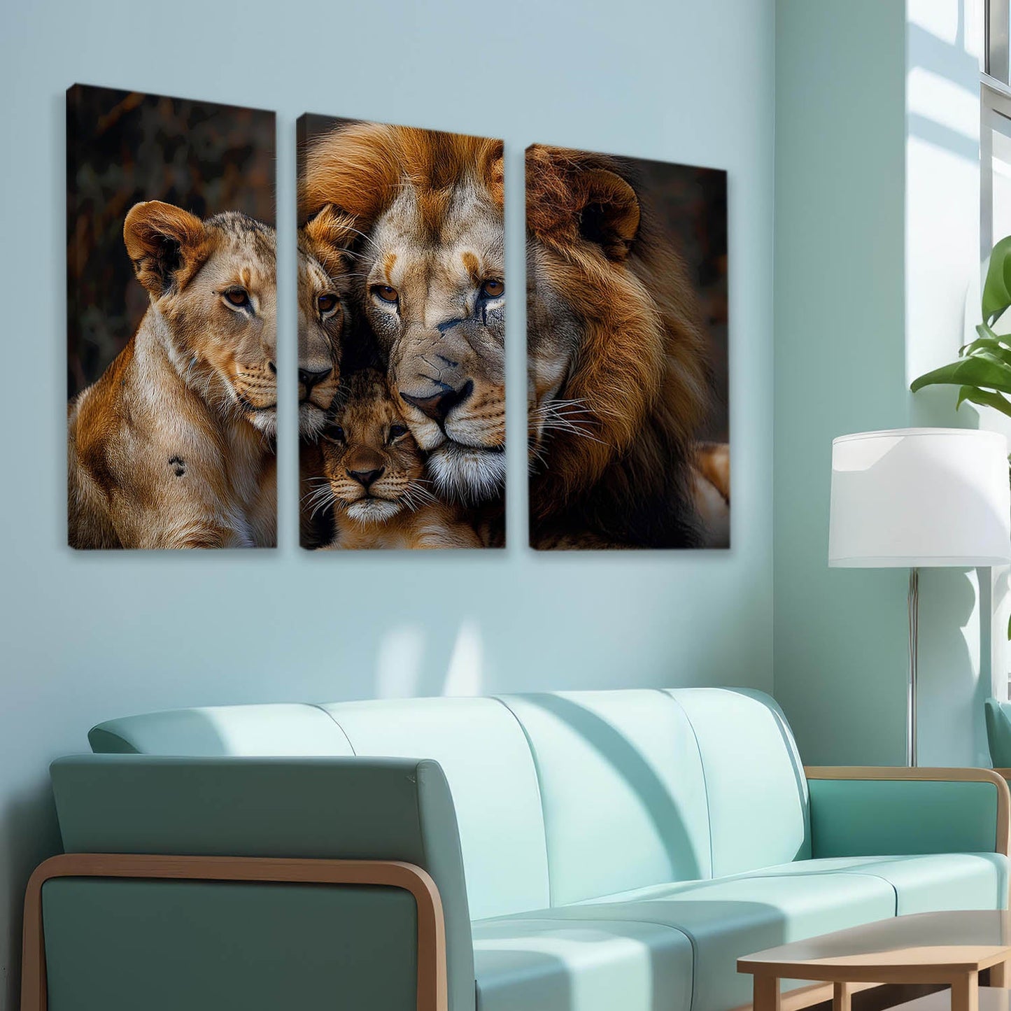 Beautiful lone Family Canvas For Home Décor And Living Room