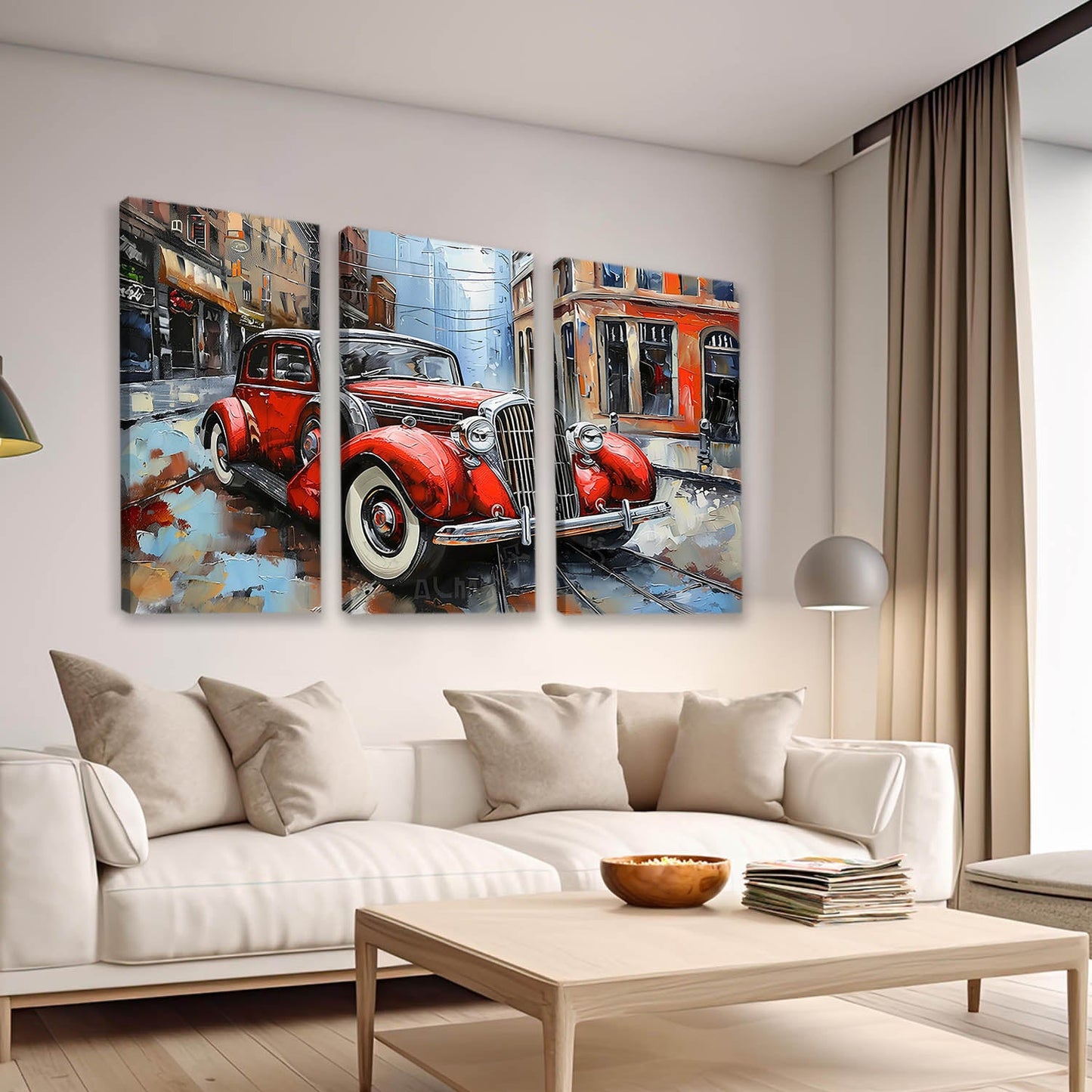 Modern Car Art Wall Canvas For Home Décor And Living Room