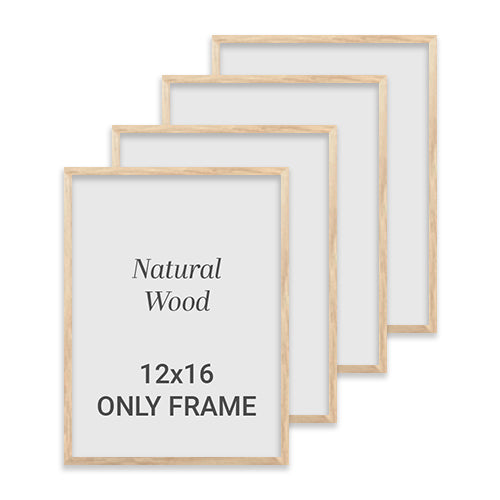 Frame Only 12x16 - Natural Wood