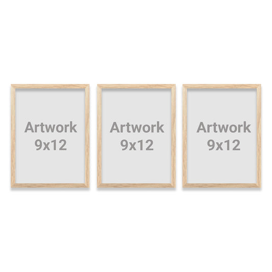 3 Rect - 9x12 - WITH BOX