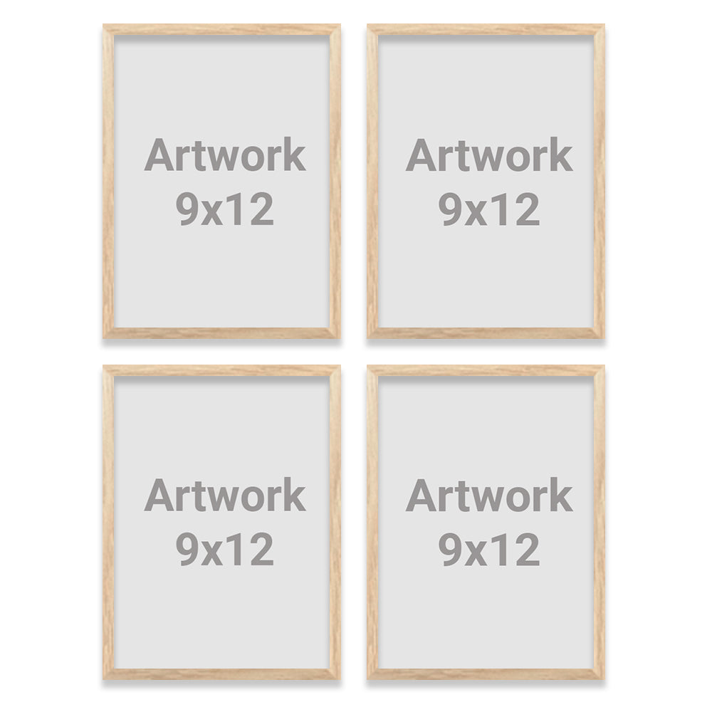 4 Rect - 9x12 - WITHOUT BOX