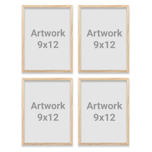4 Rect - 9x12 - WITH BOX