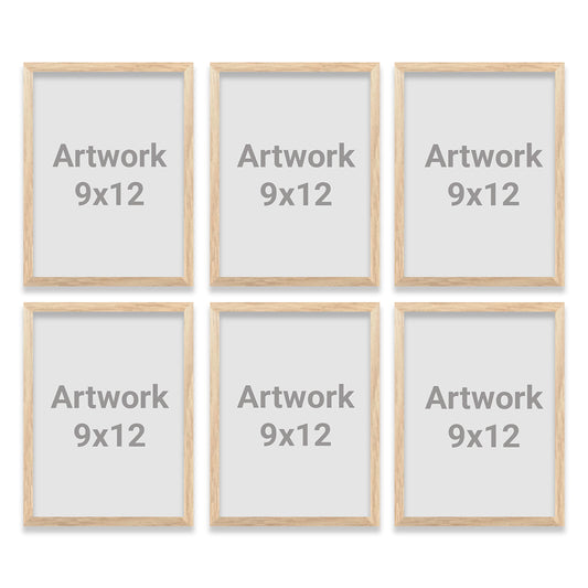 6 Rect - 9x12 - WITH BOX